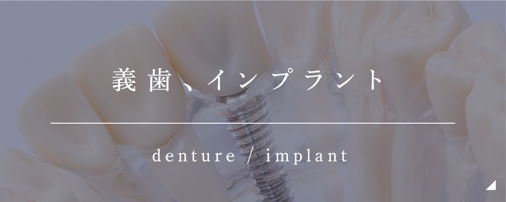 義歯･インプラント DENTURE･IMPLANT
